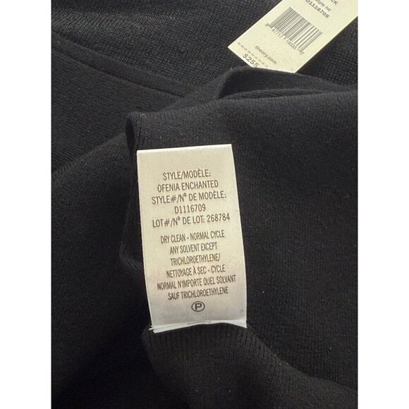 Theory Revolve NWT Enchanted Ofenia Sweater Black Linen Viscose Timeless Size L - Picture 9 of 10